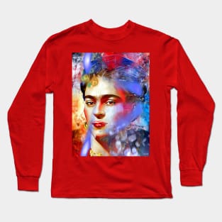 Kahlo Painted Long Sleeve T-Shirt